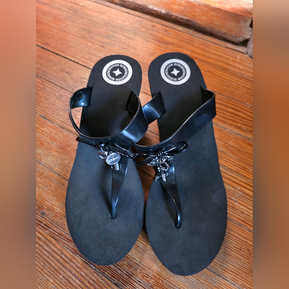 BCBGirls Black Women's Sandals